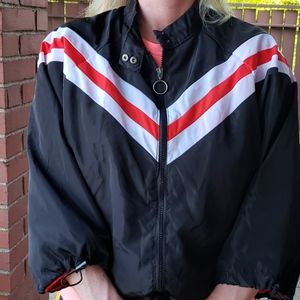 New Look 3/4 Sleeve Windbreaker Zippered Jacket XL